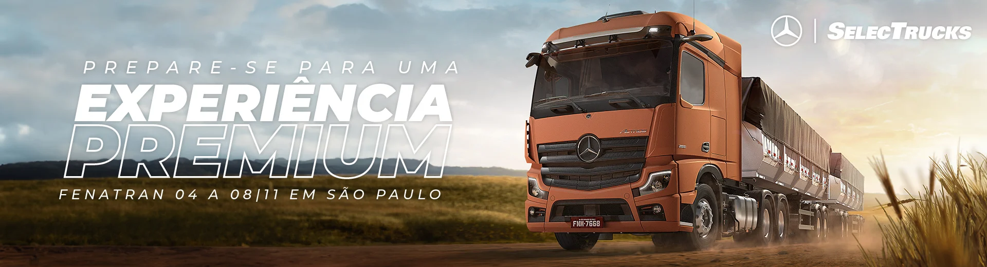 Prepare-se para uma experiência Premium com a SelecTrucks na Fenatran